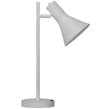 Byron Steel Desk Lamp with USB